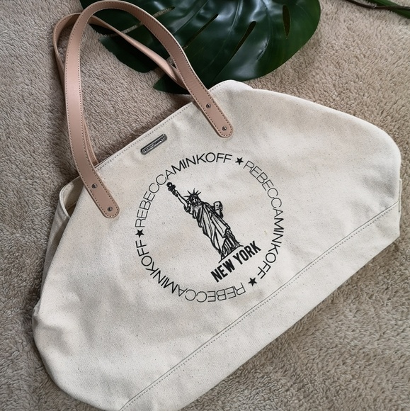 Rebecca Minkoff Cotton Canvas Tote - Picture 2 of 8